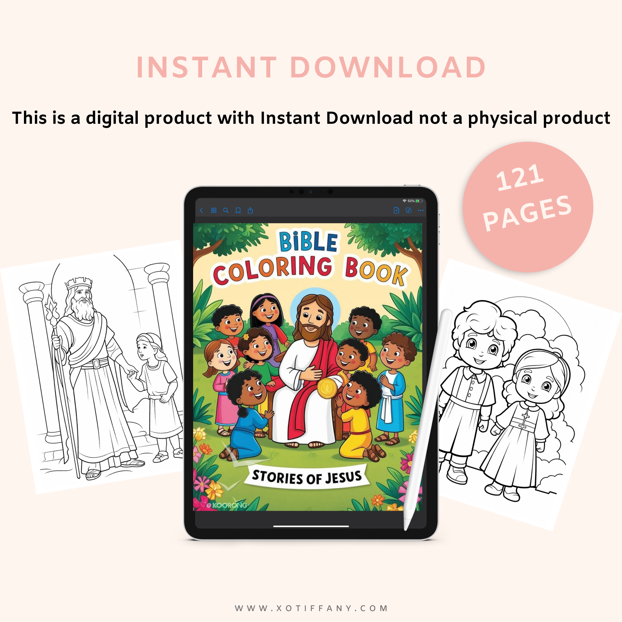 Bible Coloring Book For Kids