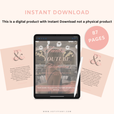 Faceless YouTube Automation Ebook