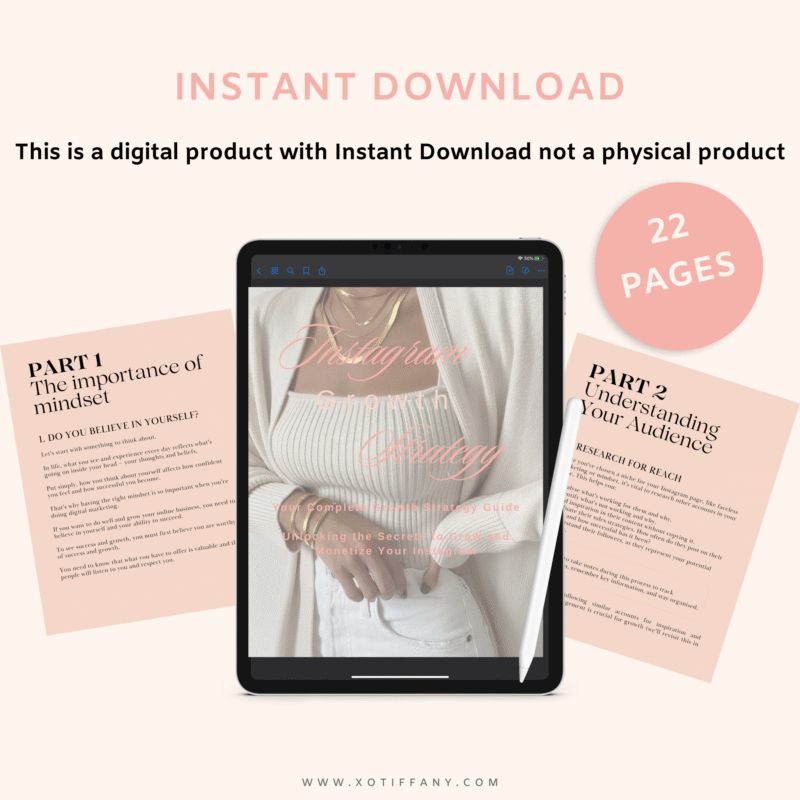 Instagram Growth Strategy Ebook