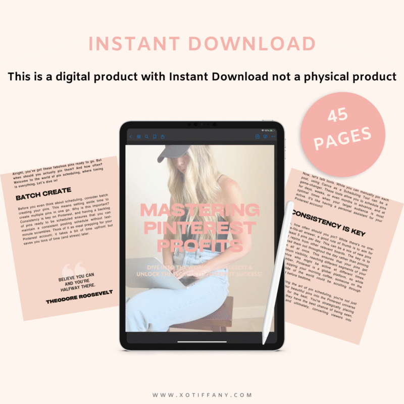 Mastering Pinterest Profits Ebook