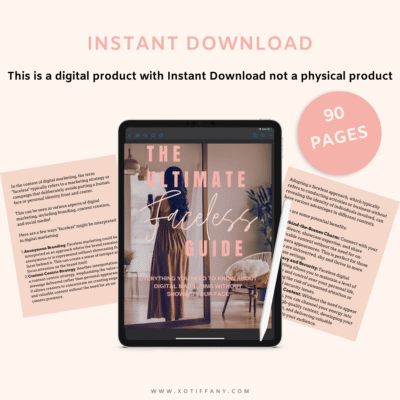 The Ultimate Faceless Ebook