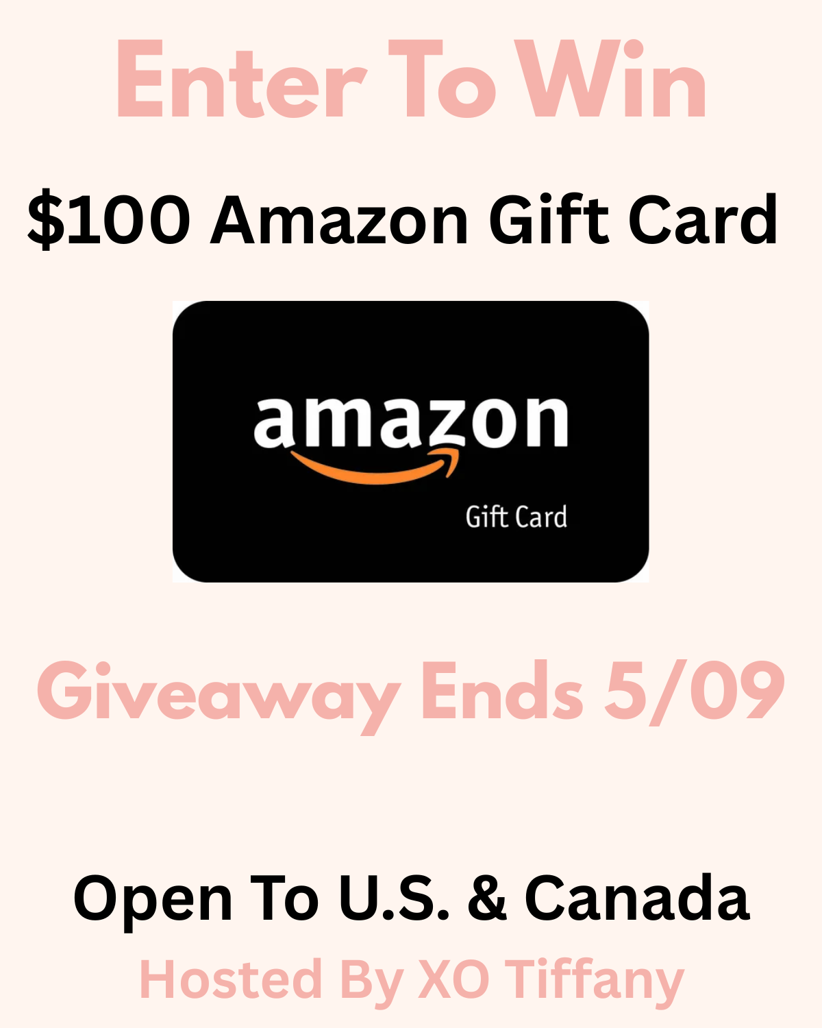 Win A $100 Amazon Gift Card Giveaway