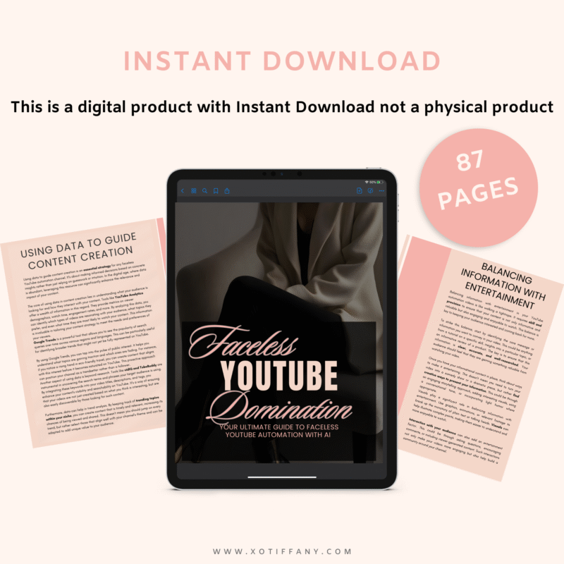 Faceless YouTube Domination Ebook